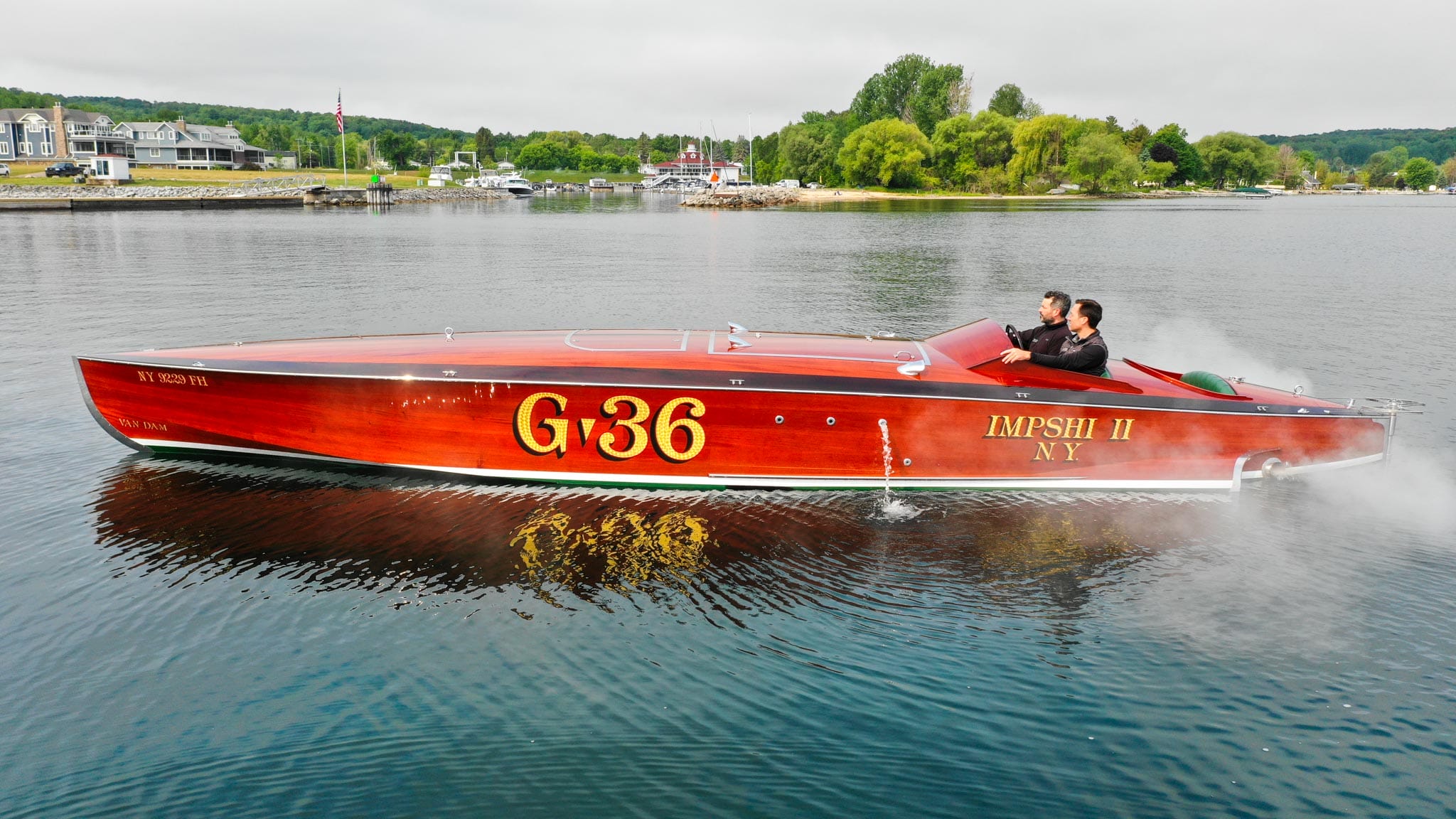 2023 Impshi Port with sun shining on her