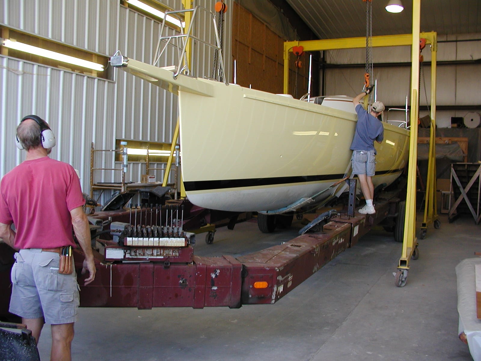 Loading St. Barbara for delivery