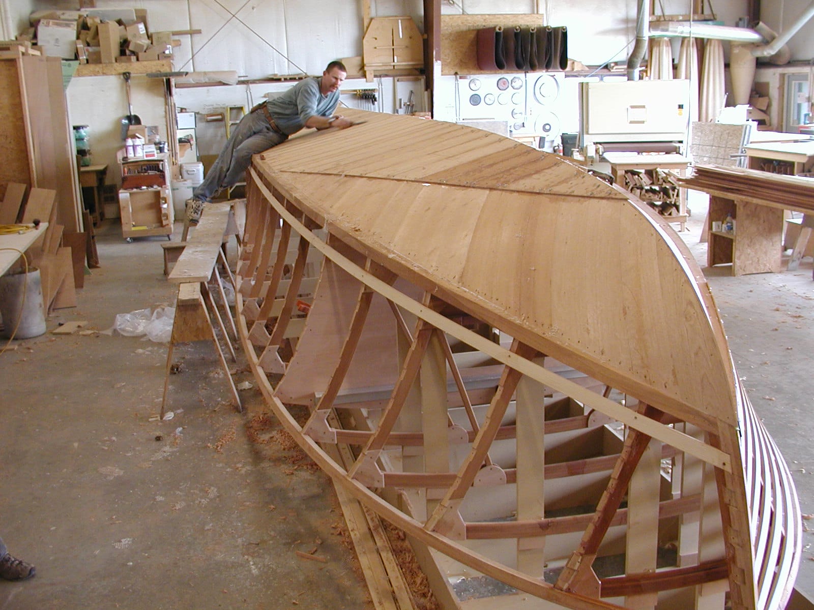 Bottom planking begins on Theodora