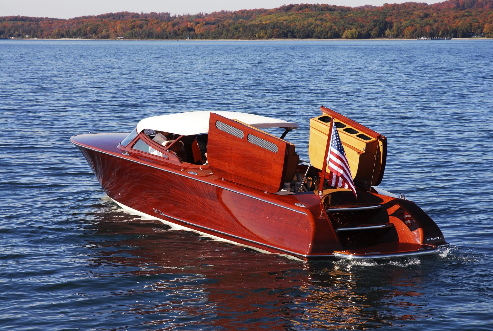 Engine hatches open on Susan C