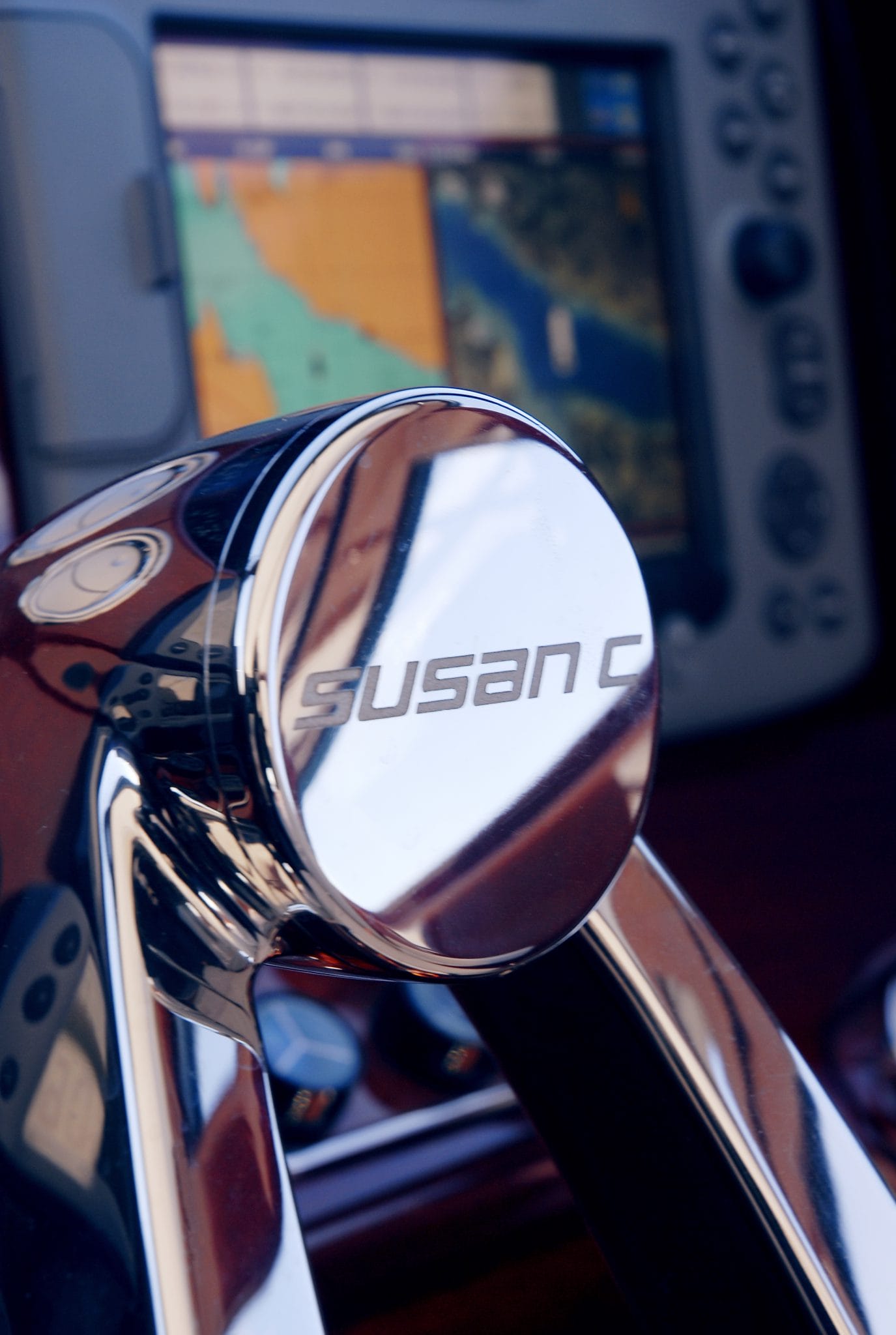 Custom stainless steel steering wheel accents