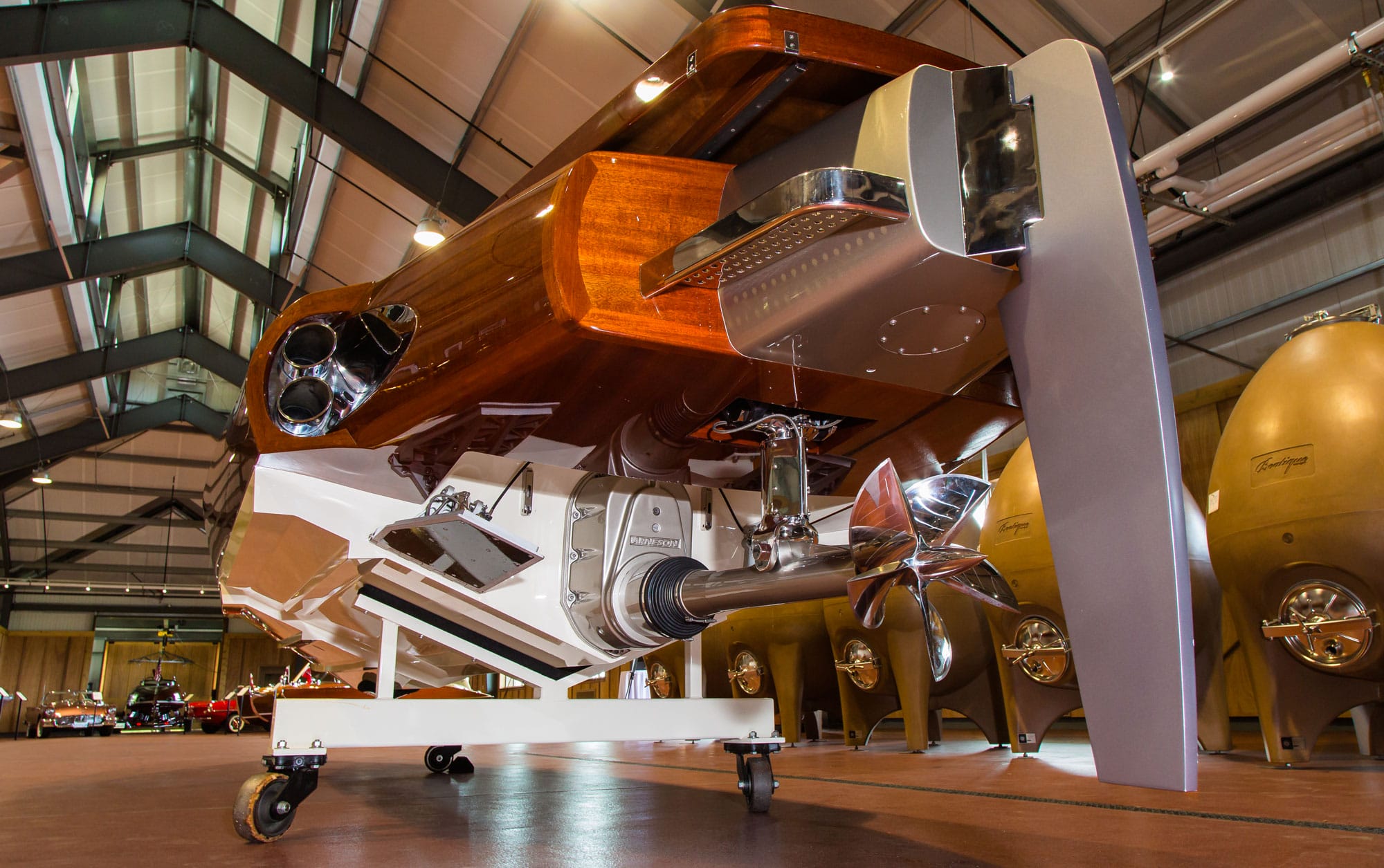 Rudder and propulsion system of Alpha Z