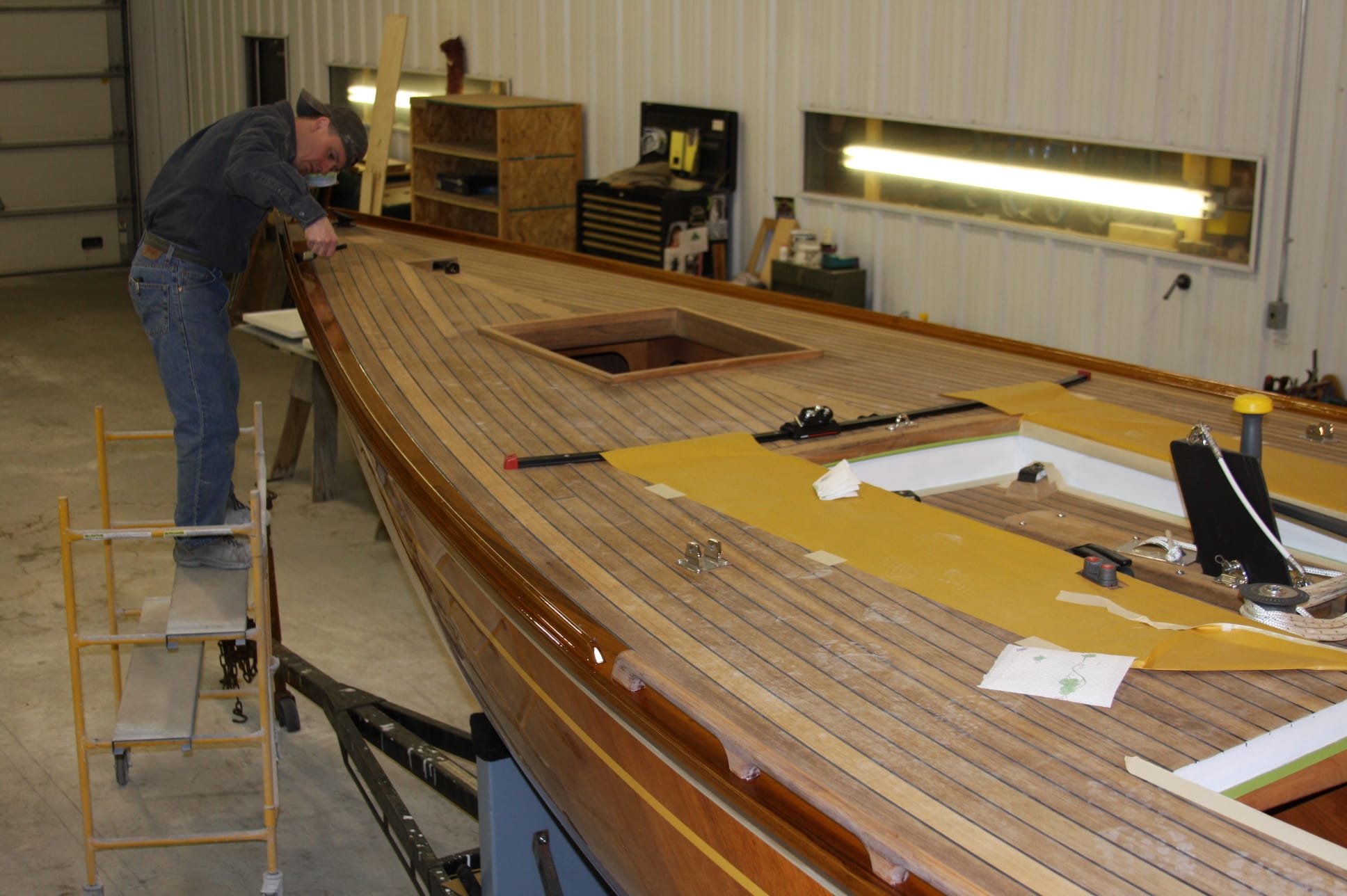 Repairs to Shearwater for second owner as Best Yet