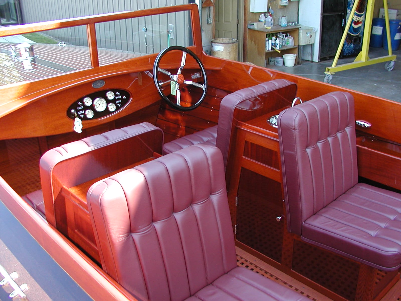 Interior seating of Hells Bells