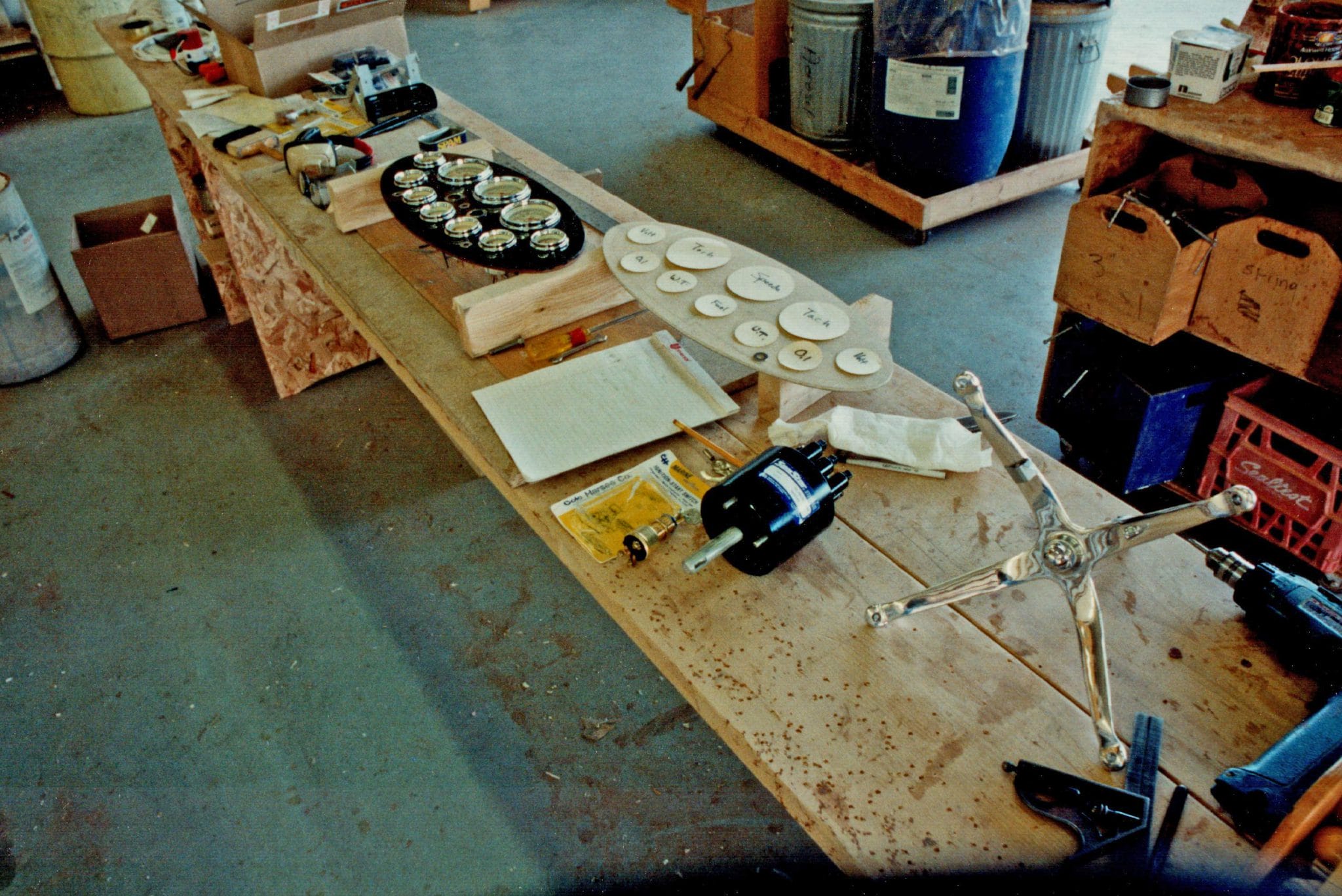 Comparing gage cluster to original design