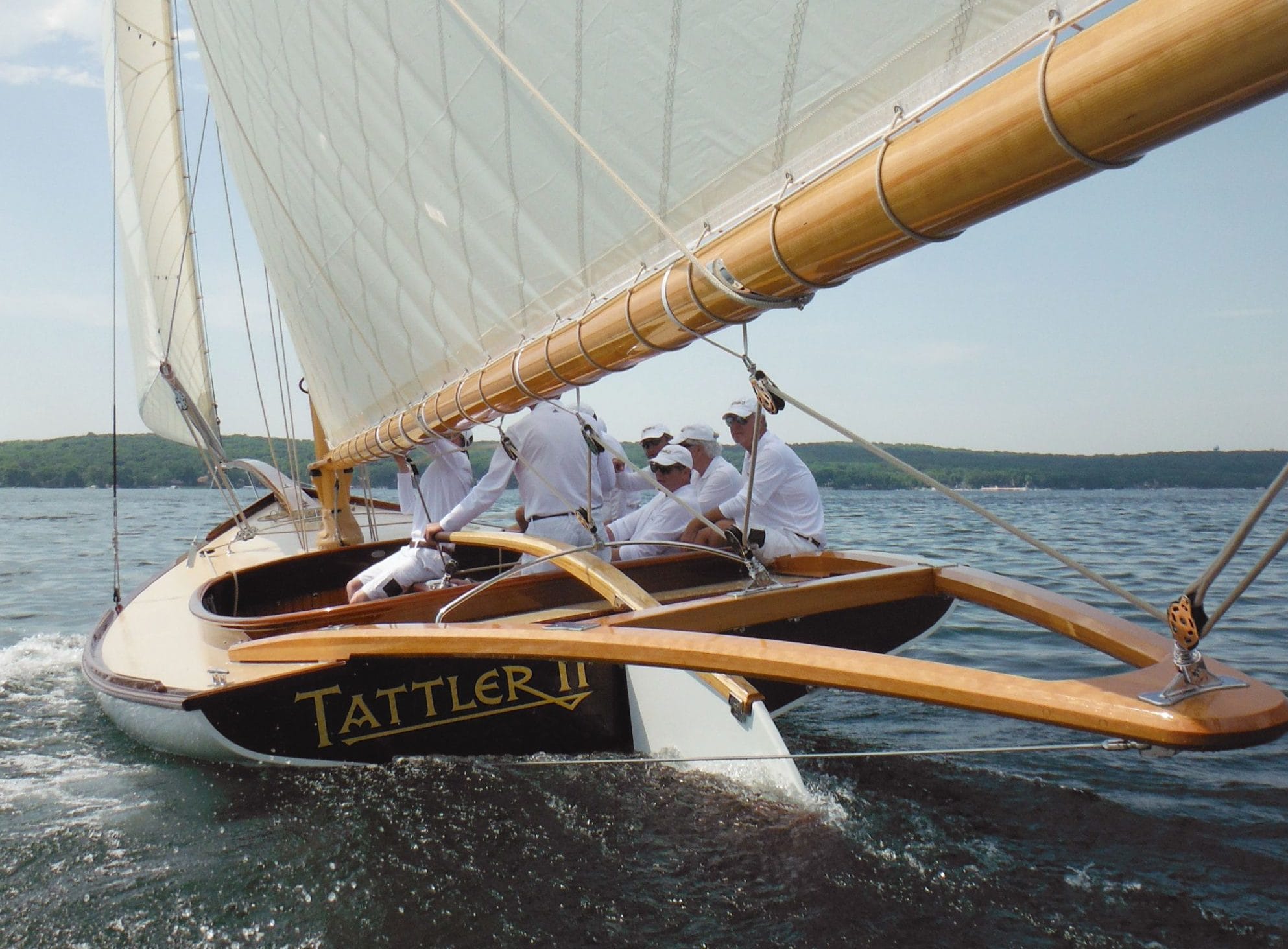 Formal crew on sandbagger replica Tattler II