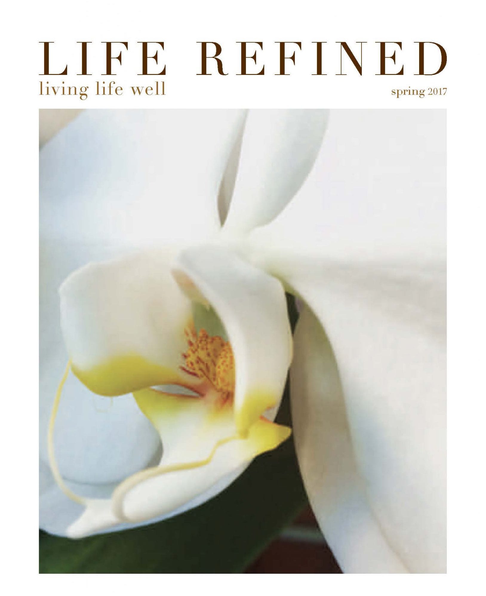 Cover of Life Refined magazine.