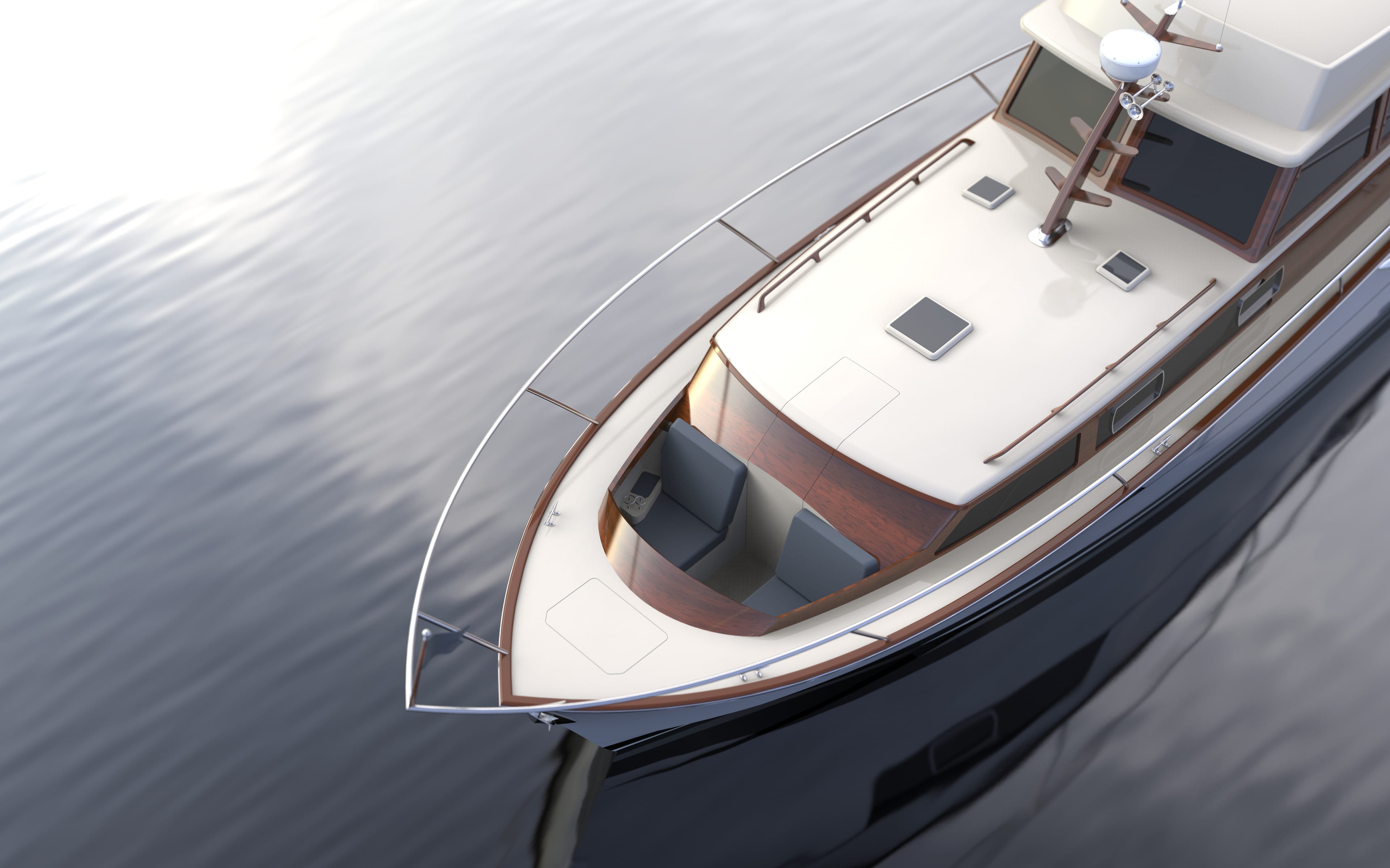 VDCB 50' Aerial view of bow