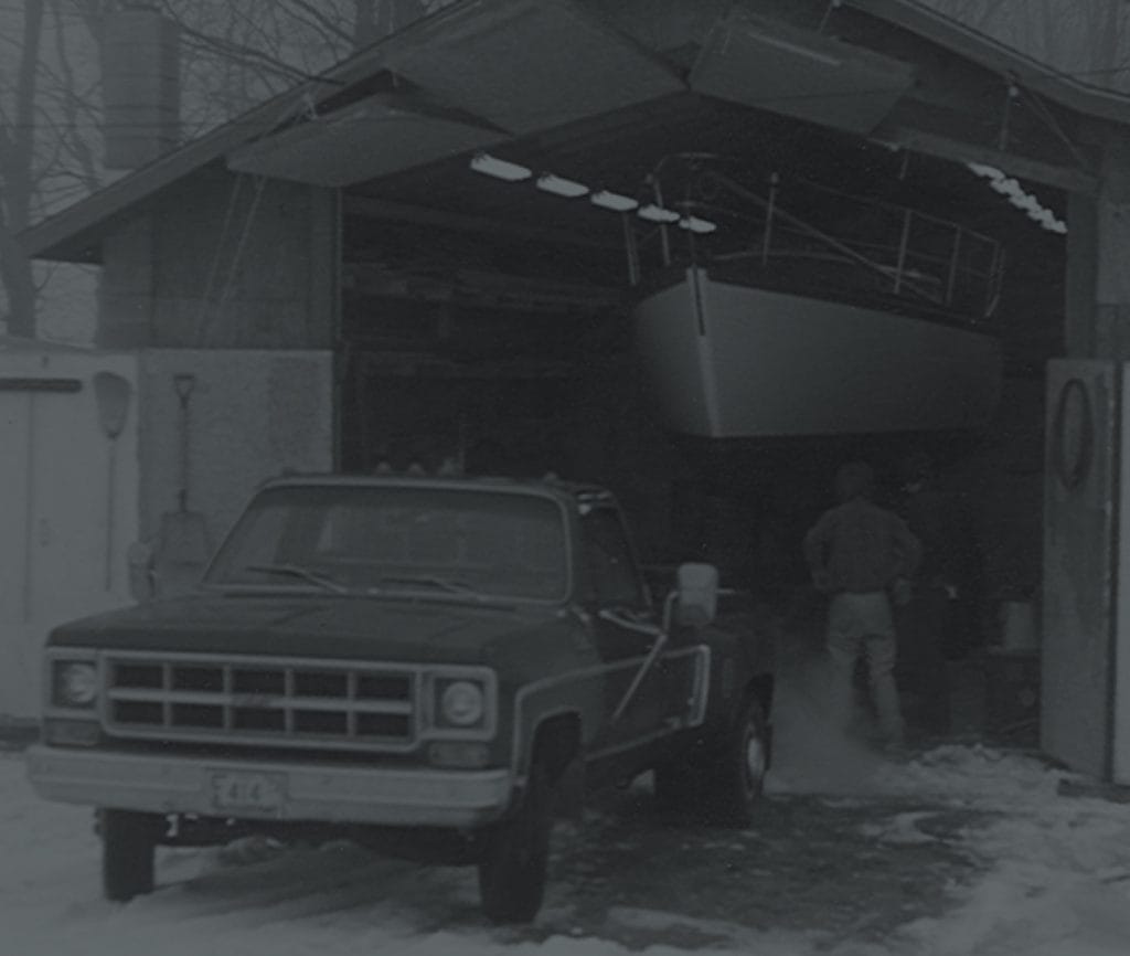 Steve Van Dam in the original workshop.