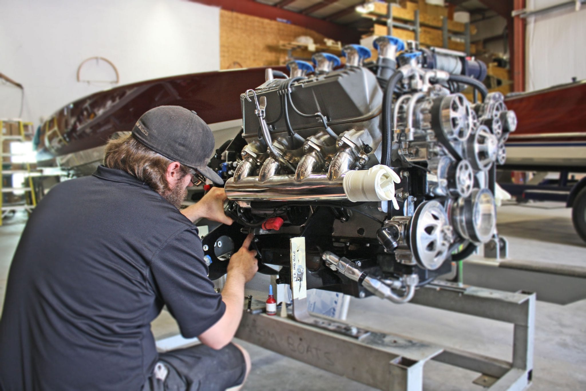 Thor working on a motor