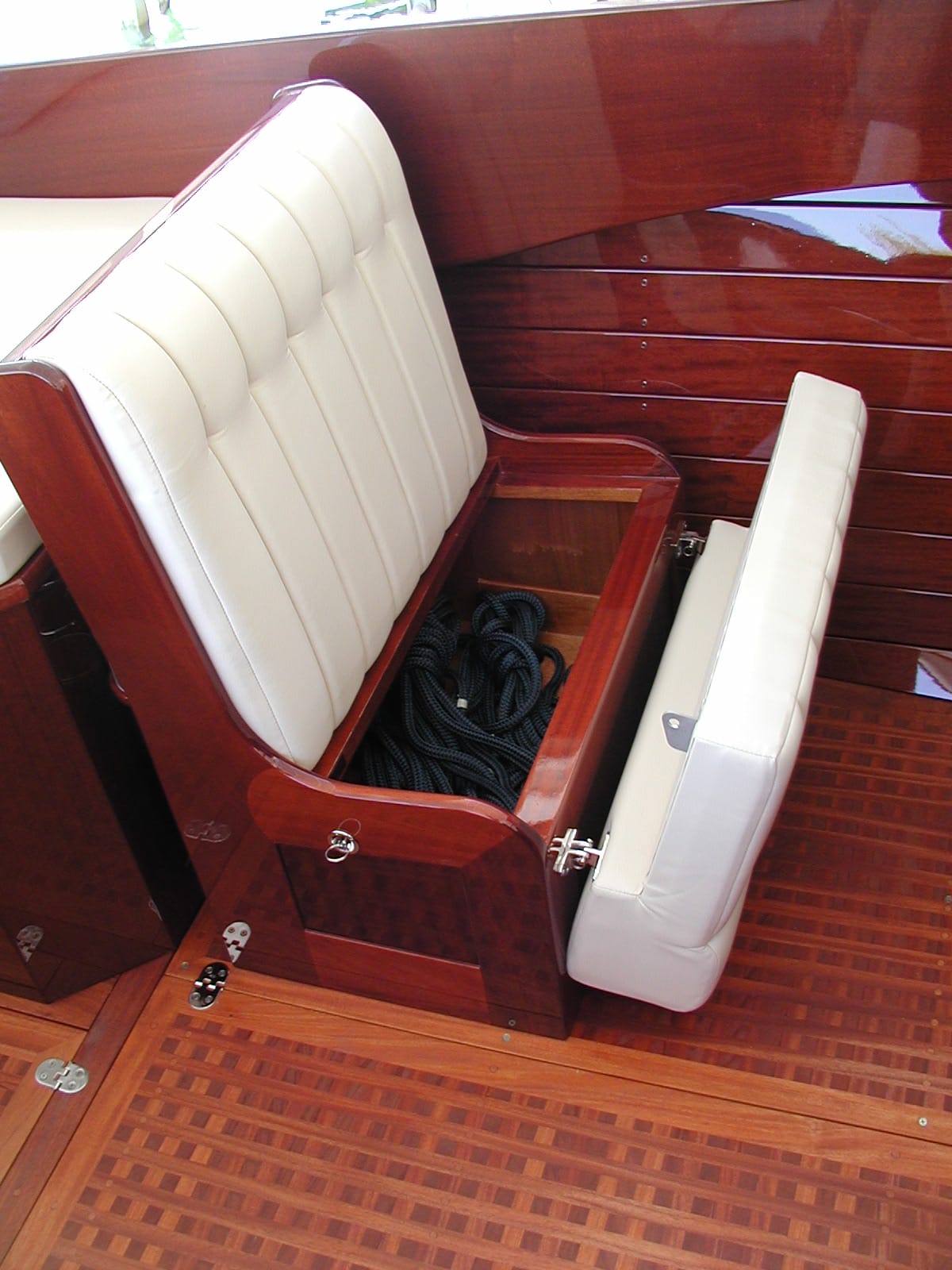 Convenient storage under seats of Chocolate Chip 3