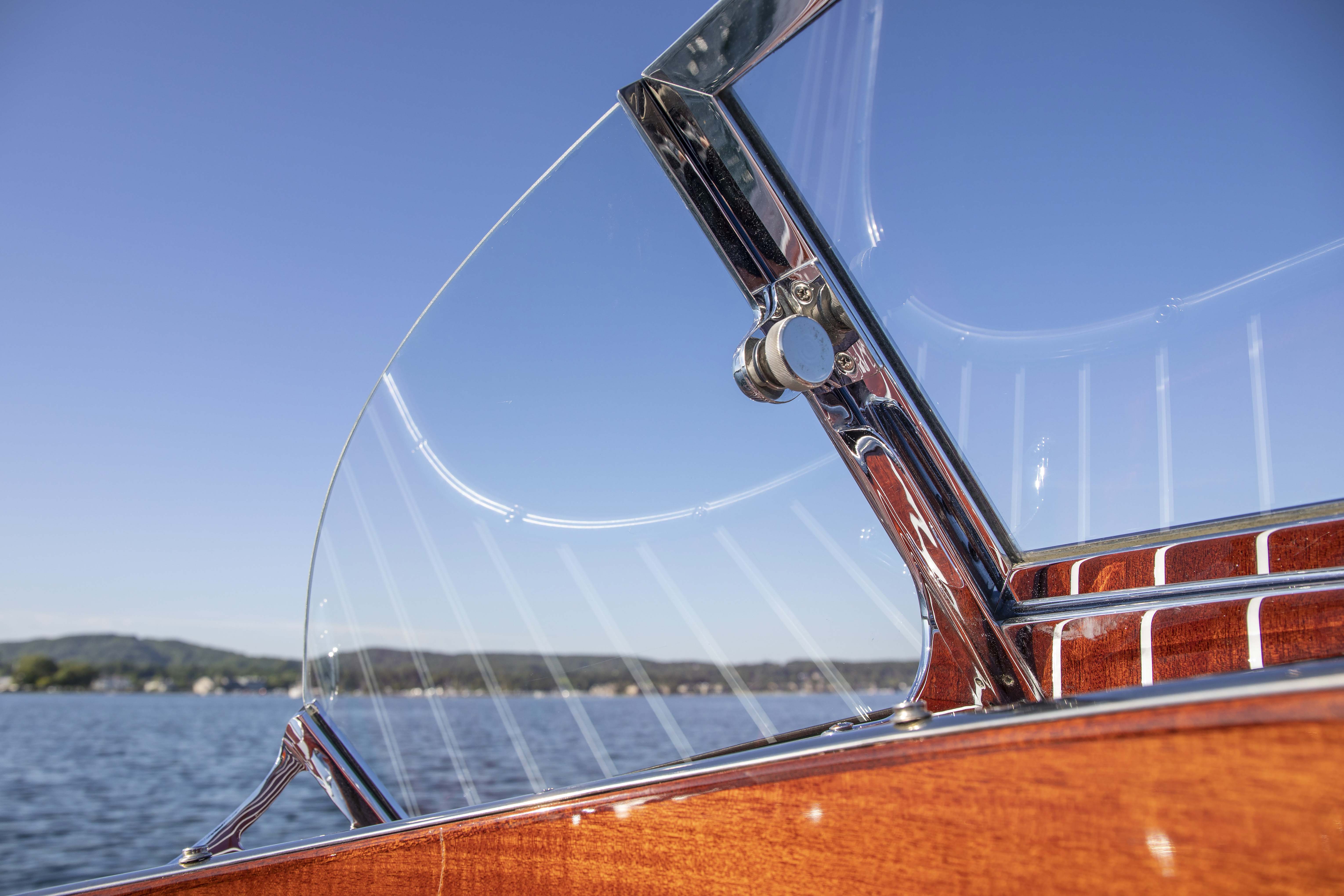 Custom stainless steel windscreen on Ghost