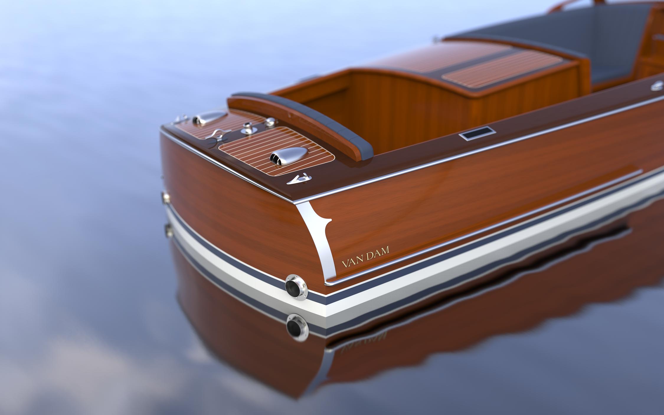 Van Dam 26 transom