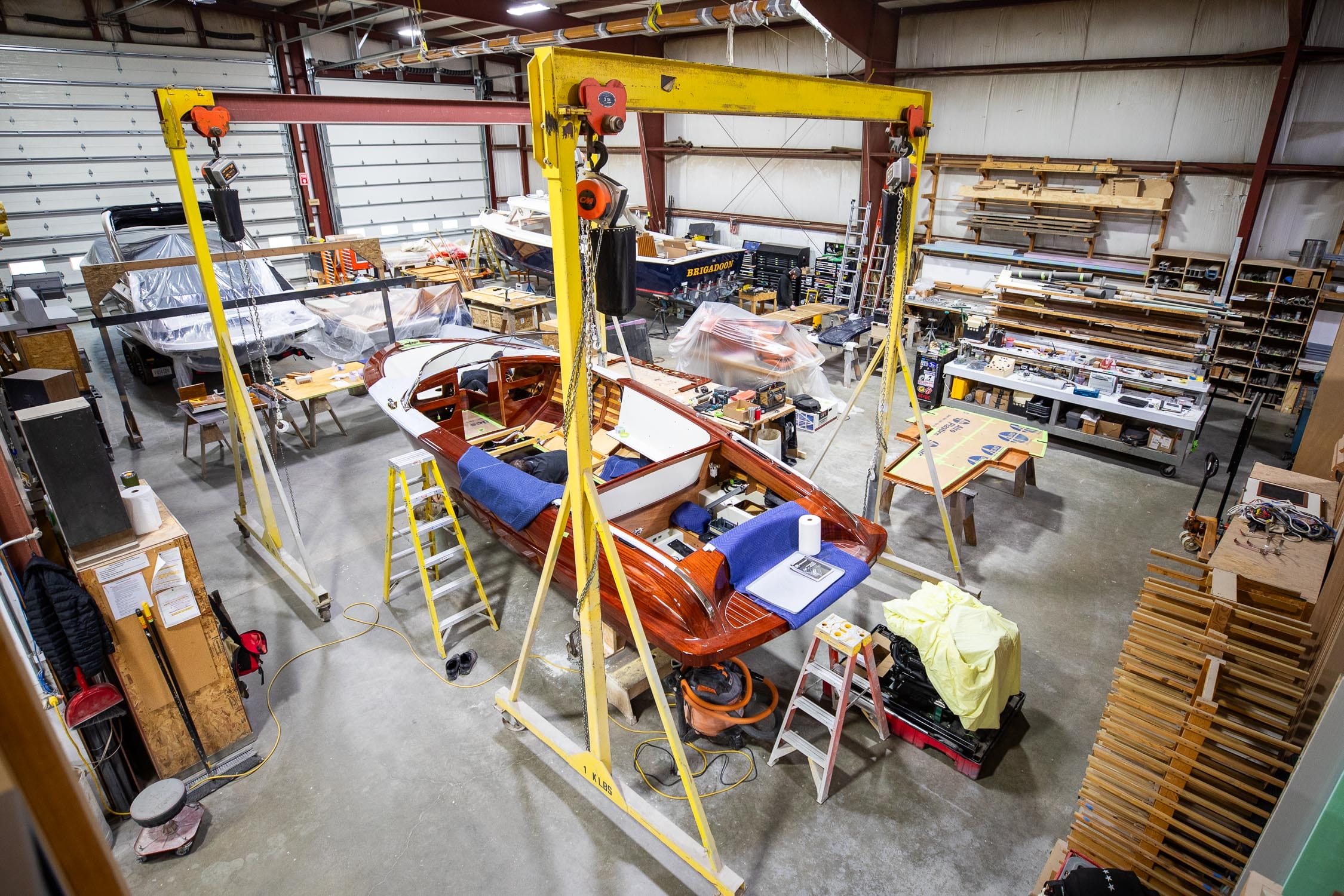 Van Dam rigging room